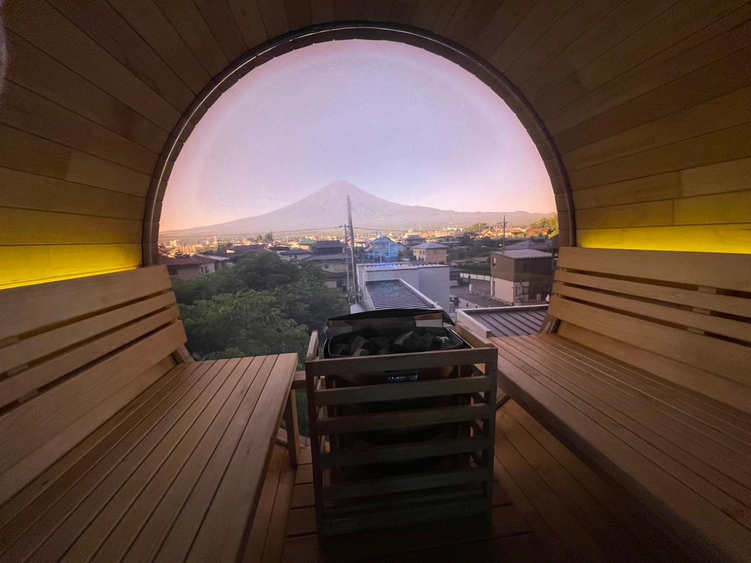 Penzion Mount Fuji Panorama Glamping Fudžikawagučiko Exteriér fotografie