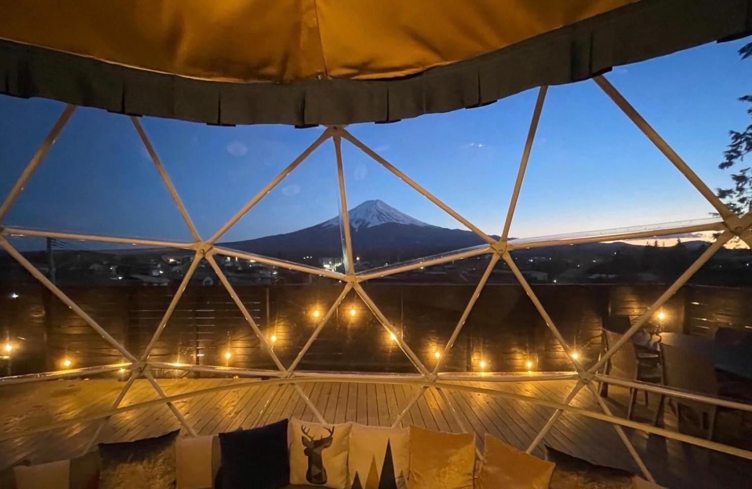 Penzion Mount Fuji Panorama Glamping Fudžikawagučiko Exteriér fotografie